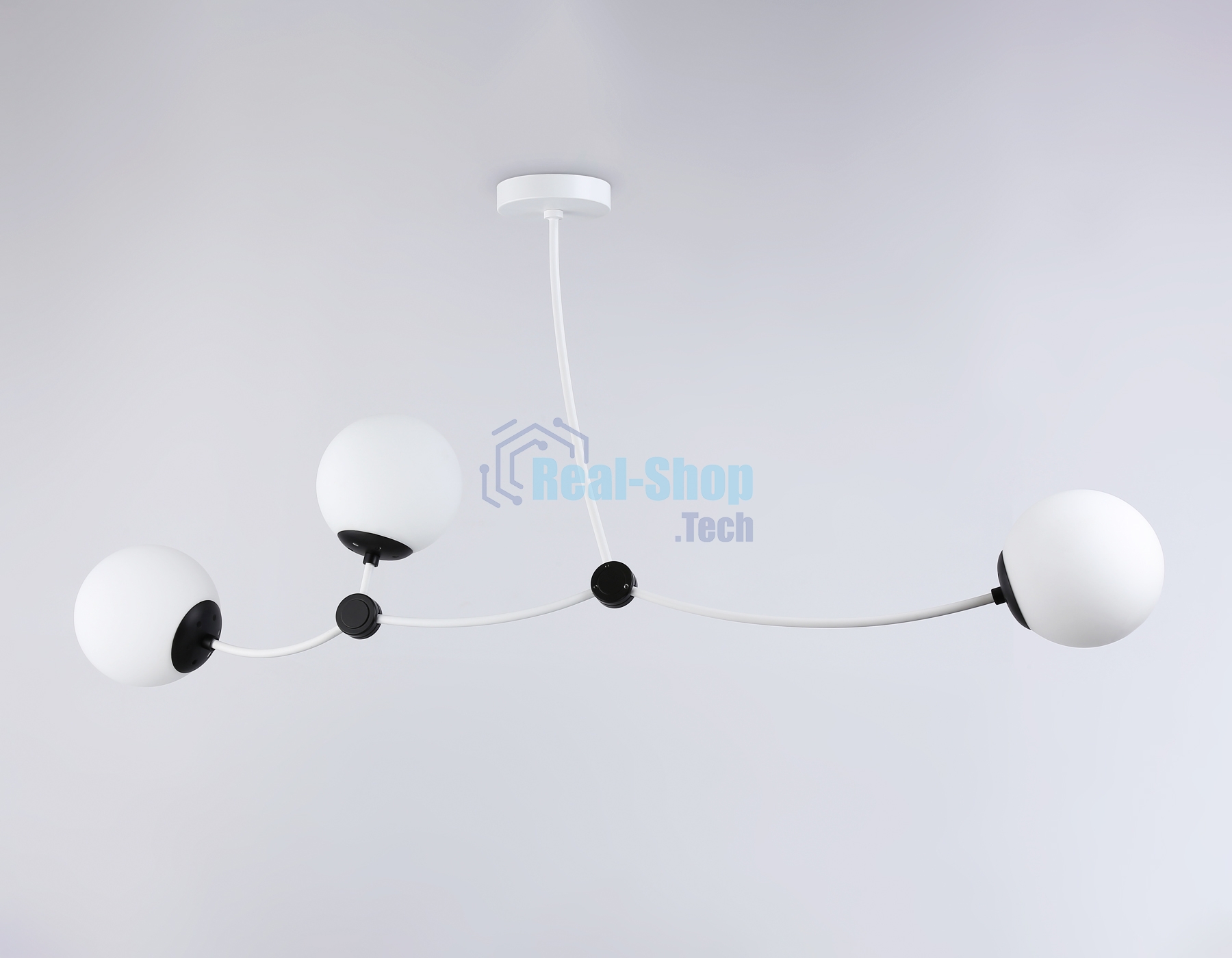 Светитльник Ambrella Light TR2566/3 WH/BK белый/черный E27/3 max 60W 1130*150*540