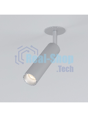 Diffe светильник встраиваемый серебряный 8W 4200K (25040/LED)
