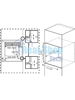 Духовой шкаф электрический Indesit IFE 2420 BL черный