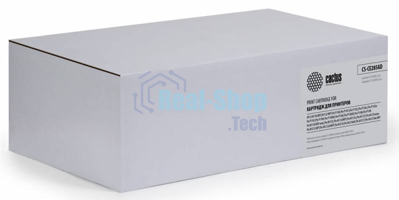 Картридж лазерный Cactus CS-CE285AD черный, комплект 2х1600 стр., для HP LJ P1102/P1102W/M1130/M1132
