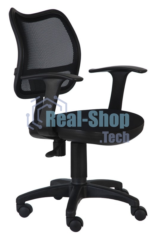 Кресло компьютерное Бюрократ Ch-797AXSN 26-28 спинка черная сетка, сиденье черное 26-28, Т-образные подлокотники