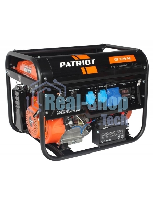 Электрогенератор бензиновый Patriot GP 7210AE, 6.5 кВт, 78 дБ, 81 кг