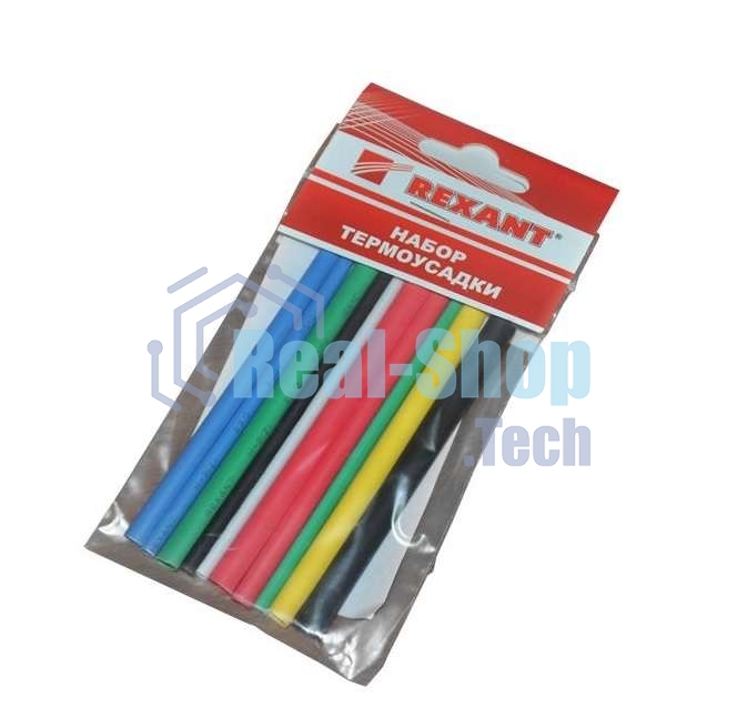 Термоусаживаемые трубки Rexant AUTO 2:1 (Набор 10 шт.)
