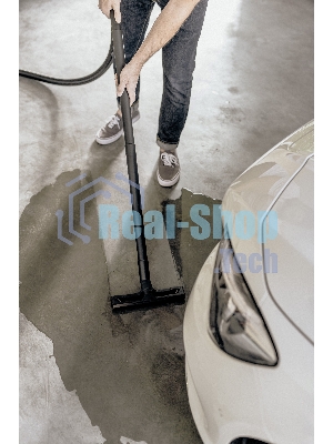 Строительный пылесос Karcher WD 3 P S V-17/4/20 желтый, 1000 Вт, уборка сухая/сбор воды, пылесборник мешок/контейнер, 17 л