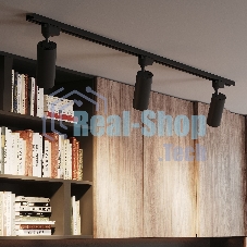 Светильник трековый цилиндр Gauss 16W 1680lm 4000K 180-220V IP20 65x206мм черный линза 36º LED