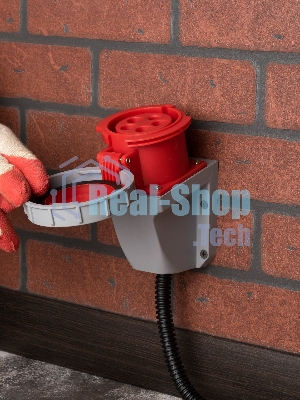 Розетка стационарная наружная 1252 3Р+РЕ+N 32А 380В IP67 PROxima EKF ps-1252-32-380