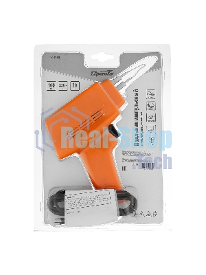 Паяльник импульсный Sparta с петлеобразным жалом, 100 Вт