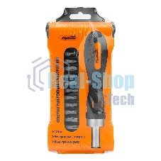 Отвертка реверсивная с набором бит, CrV, 12 шт. Sparta