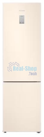 Холодильник Samsung RB37A5491EL/WT бежевый двухкамерный инвертер 269/118 л морозилка снизу