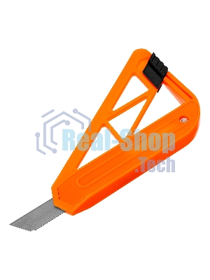 Нож Sparta 18 мм, выдвижное лезвие, для резки обоев, линейка