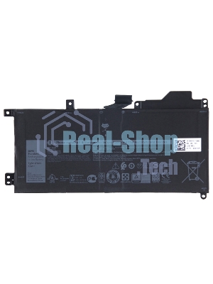 Аккумуляторная батарея для ноутбука Dell Latitude 7200 (1FKCC) 7.6V 38Wh