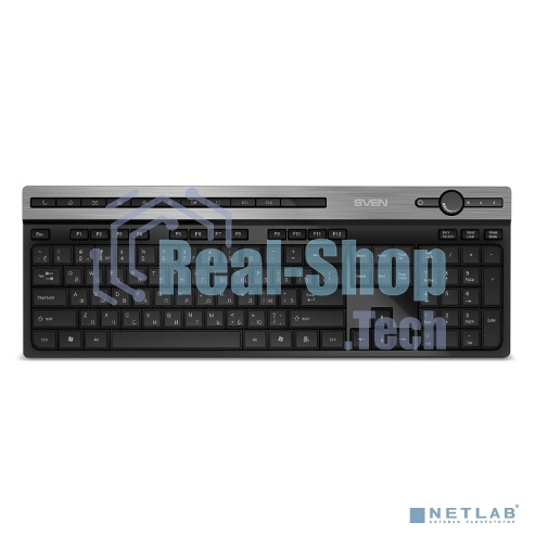 Клавиатура беспроводная SVEN KB-E5500W USB черный