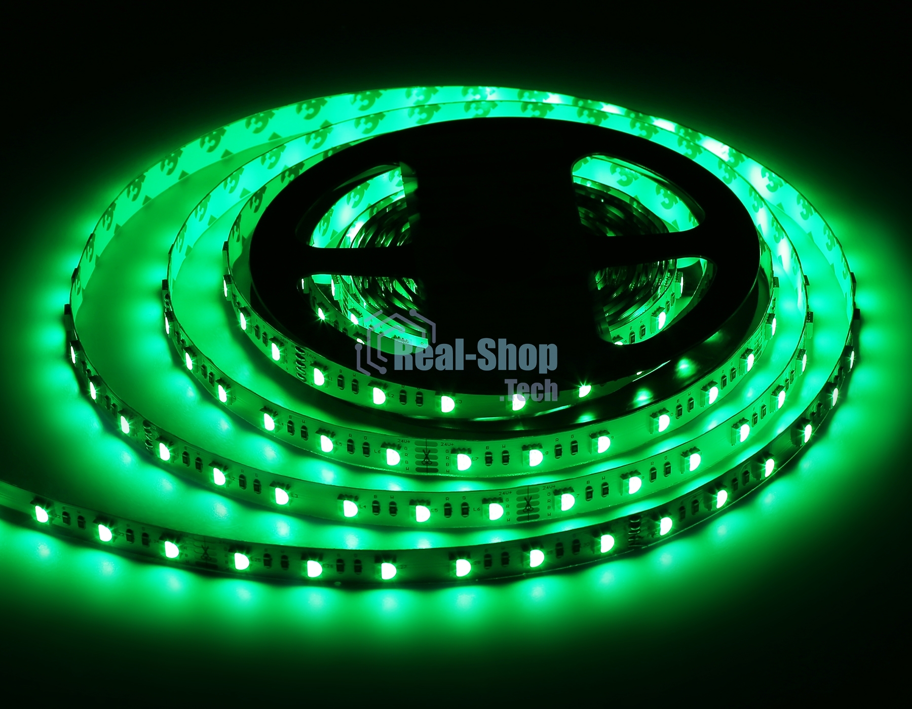 Светодиодная лента Ambrella light GS4403 5050 60Led/ 10W m/ 24V IP20 RGBW+6500K/ 5000*10*1.87mm (5 конт.)