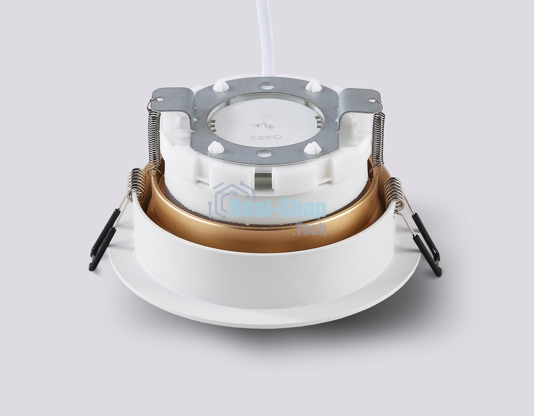 Светильник Ambrella light TN52332 SWH/SGD белый песок/золото песок GX53 max 12W D115*25