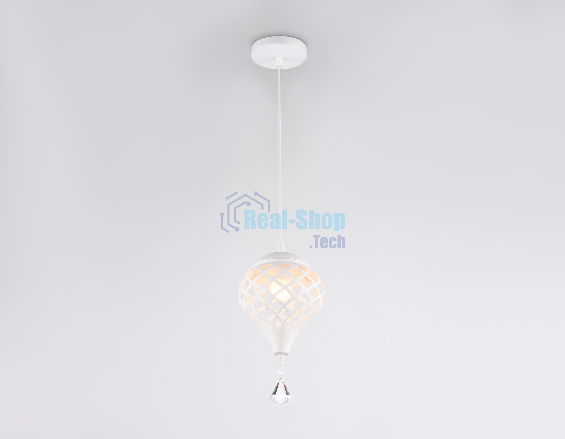 Светильник Ambrella light TR8441 WH белый E27 max 40W D170*800