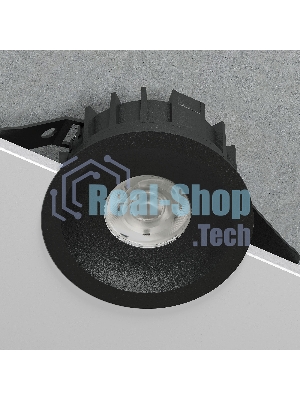 25069/LED 20W 4000K / светильник встраиваемый светодиодный / черный