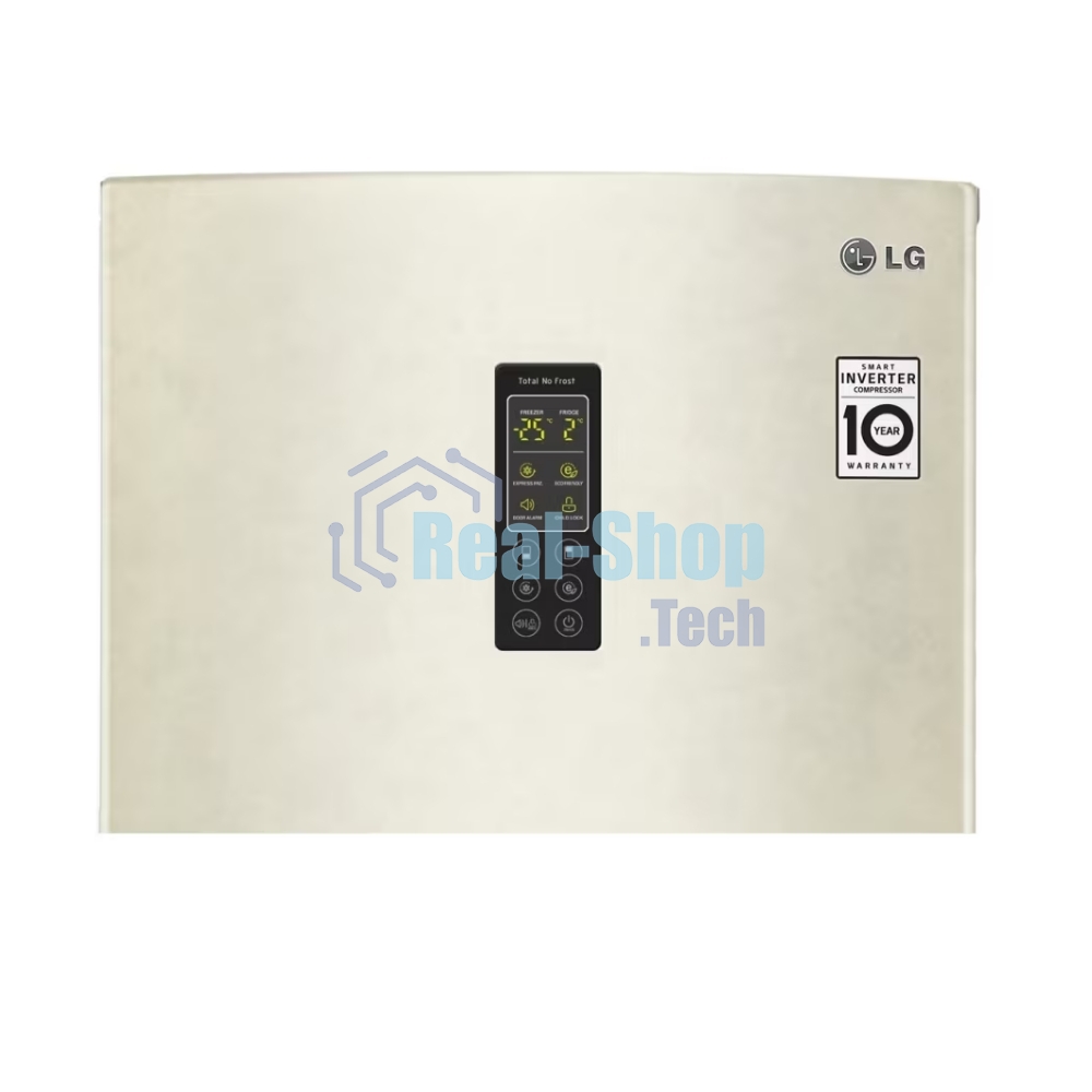 Холодильник LG GA-B419SEUL бежевый двухкамерный 223/79л морозилка снизу, No Frost