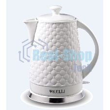 Чайник электрический керамический Kelli KL-1340,Объем: 1.8 л
