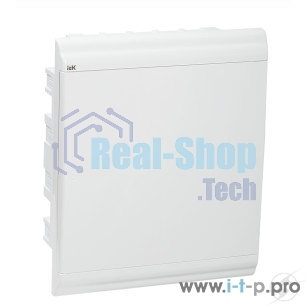 Бокс IEK MKP82-V-24-WD-41-10 ЩРВ-П-24 модуля встраив.пластик IP41 PRIME белая дверь