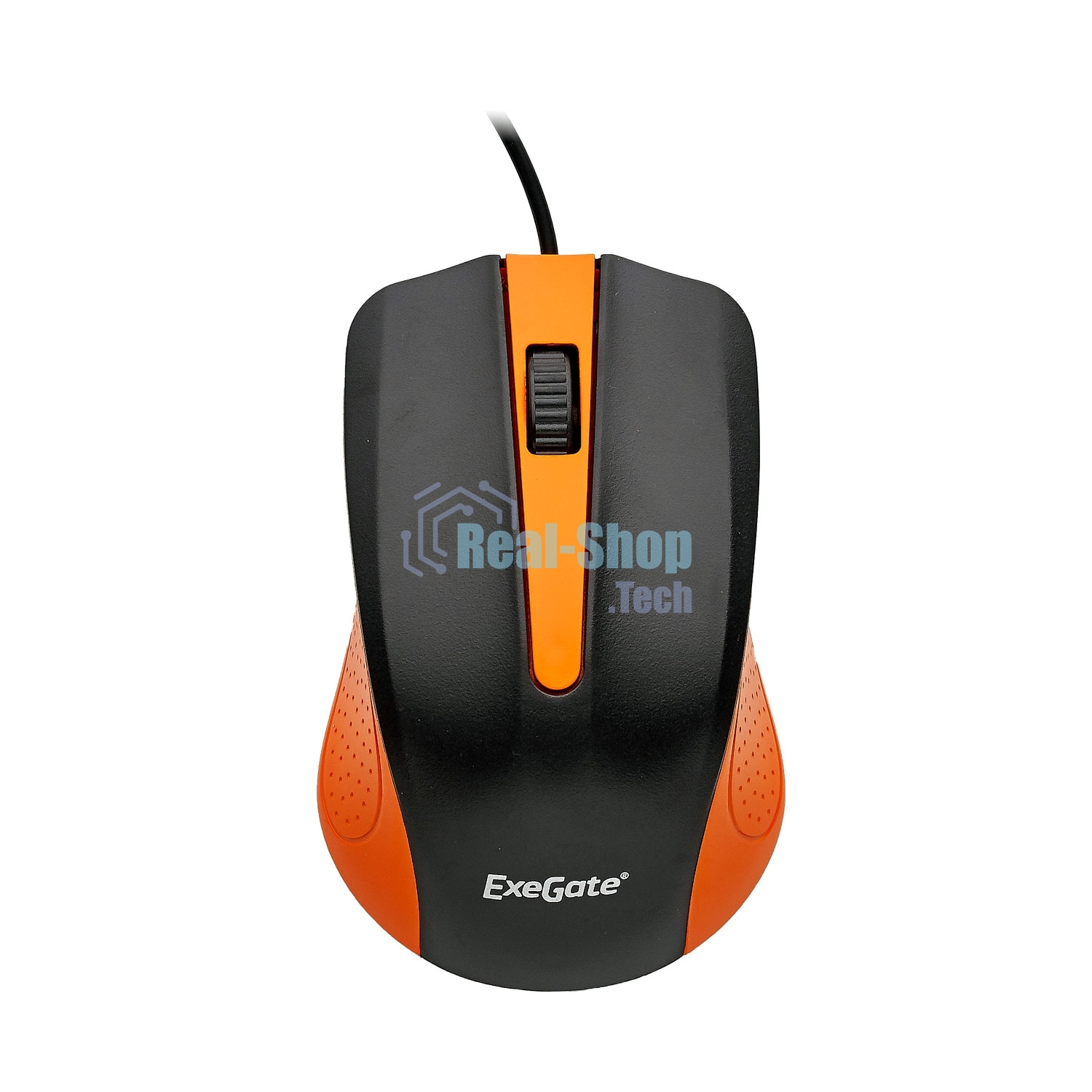 Мышь проводная ExeGate Professional Standard SH-9030BO черный/оранжевый, 1200 dpi, USB, кнопки - 3