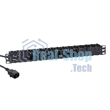 Блок розеток горизонтальный ExeGate ServerPro PDU-19H604 Al-6S-C14-2.5, 19