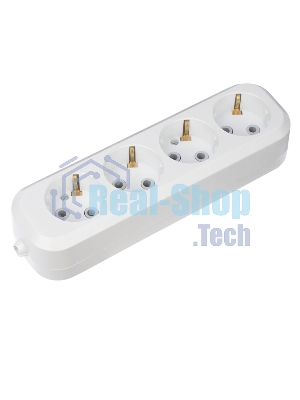 Колодка 4 гнезда c заземлением Rexant