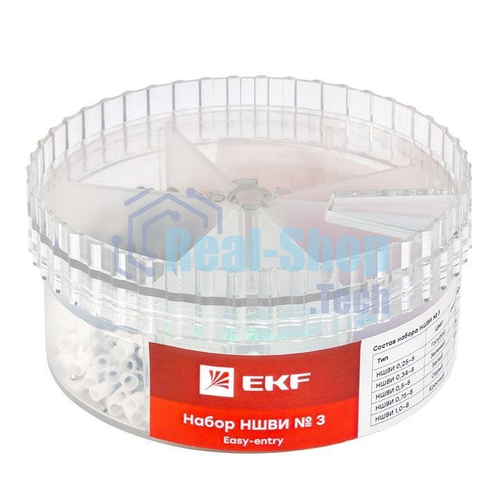Набор НШВИ №3 (0.25-1кв.мм) PROxima EKF nabor-nshvi-3
