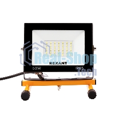 Прожектор-переноска Rexant СДО-EXPERT 50 Вт 4000 Лм 6500 K со шнуром 0,5 метра и евровилкой