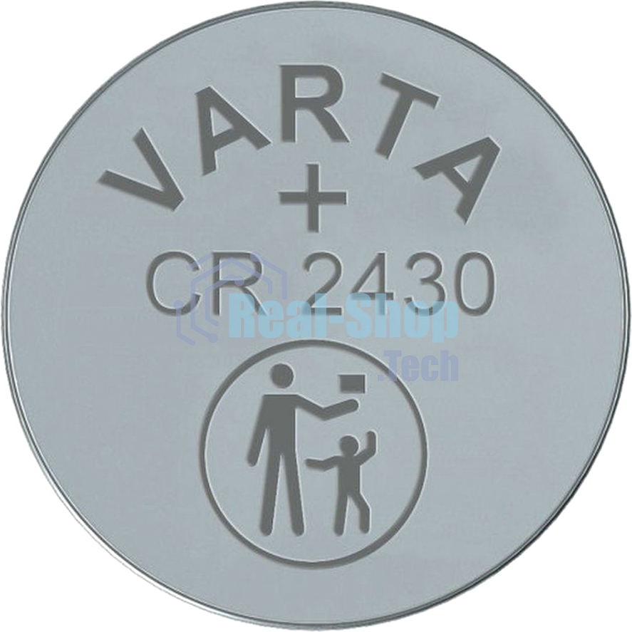 Батарейка Varta ELECTRONICS CR2430 BL1 Lithium 3V (6430) (1/10/100)