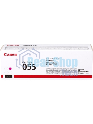 Картридж лазерный Canon 055 M (3014C002) пурпурный (2100 стр.) для Canon i-SENSYS серий MF740, LBP660