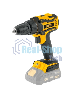 Дрель-шуруповерт аккумуляторная Denzel BLDL-18-0, 18В, Без АКБ и ЗУ