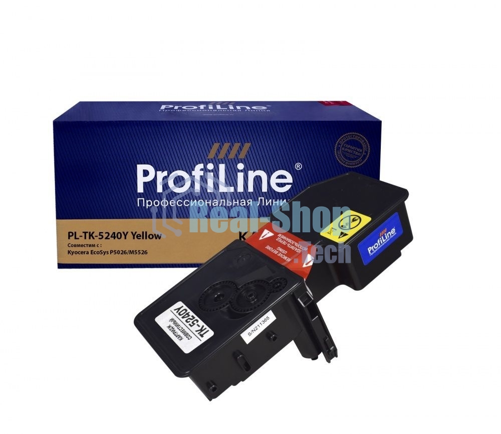 Картридж лазерный ProfiLine совместимый TK-5240Y для Kyocera Ecosys P5026CDN/P5026CDW/M5526CDN/M5526CDW желтый 3000к