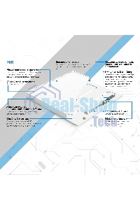 Светильник светодиодный Gauss MIR 595х595х50 35Вт 3500лм 4000К IP40 офисный встраив. накладной с рассеив. призма (аналог ЛВО)