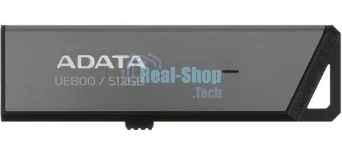 Флешка USB ADATA UE800 (AELI-UE800-512G-CSG), 512Gb, Type-C USB 3.2, R/W 1000/1000, серебристый