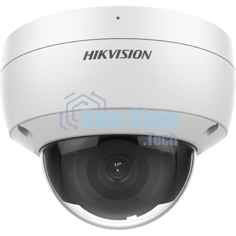 Уличная купольная IP-камера 2Мп HIKVISION DS-2CD2123G2-IU(D)(2.8мм) с EXIR-подсветкой до 30м и технологией AcuSense