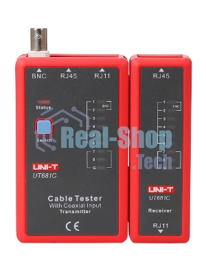 Кабельный тестер Uni-T UT681C, RJ45, RJ 11/12 и BNC