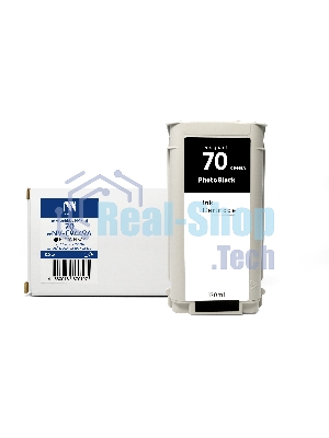 Картридж струйный NVPrint 70 (NV-C9449A) Photo Black для HP DesignJet Z2100/Z3100/Z3200/Z5200/Z5400 (130 мл) совместимый