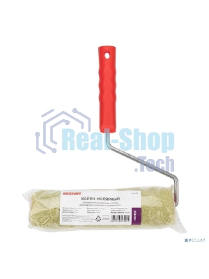 Валик Rexant полиакрил зеленый, ворс 18 мм, ширина ролика 240 мм, Ø 42 мм, бюгель 8 мм серия 