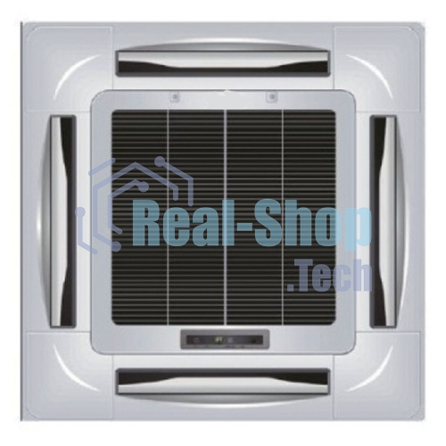 Кондиционер кассетный Neoclima NS/NU-60BT3 60000 BTU, 160 м², 43 дБ, охлаждение, обогрев, осушение, белый