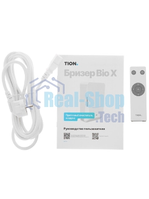 Бризер Tion BioX SM Standard белый, 40 м², фильтры G4+E11+угольный, подогрев воздуха, управление со смартфона, датчики качества воздуха