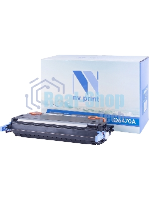 Картридж лазерный NVPrint совместимый NV-Q6470A Black для HP Color LaserJet 3505X/3505N/3505/3505DN/3800N/3800DTN/3800DN/3600/3600N/3600DN/3800 (6000k)
