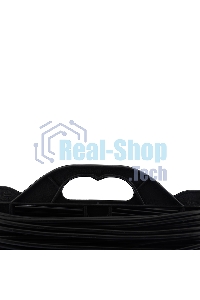 Удлинитель-шнур на рамке PROconnect ПВС 2х0.75, 20 м, б/з, 6 А, 1300 Вт, IP20, черный (Сделано в России)