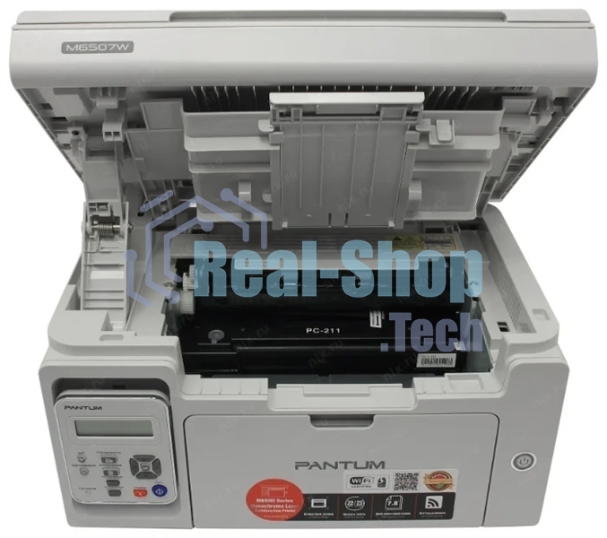 МФУ лазерное Pantum M6507W, A4, ч/б, печ. до 22 стр/мин., скан. до 8.5 стр/мин., 1200 x 1200 dpi, USB, Wi-Fi