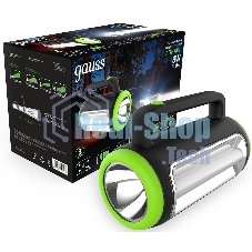 Фонарь прожекторный Gauss модель GFL603 8W 400lm lead acid 1500mAh диммируемый LED 1/10/20