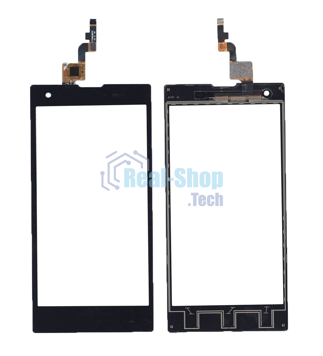 Сенсорное стекло (тачскрин) для Fly IQ4511 Tornado One Octa, черное