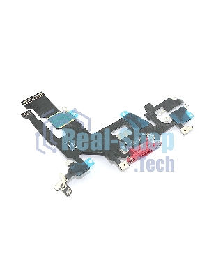 Шлейф разъема питания для iPhone 11 красный