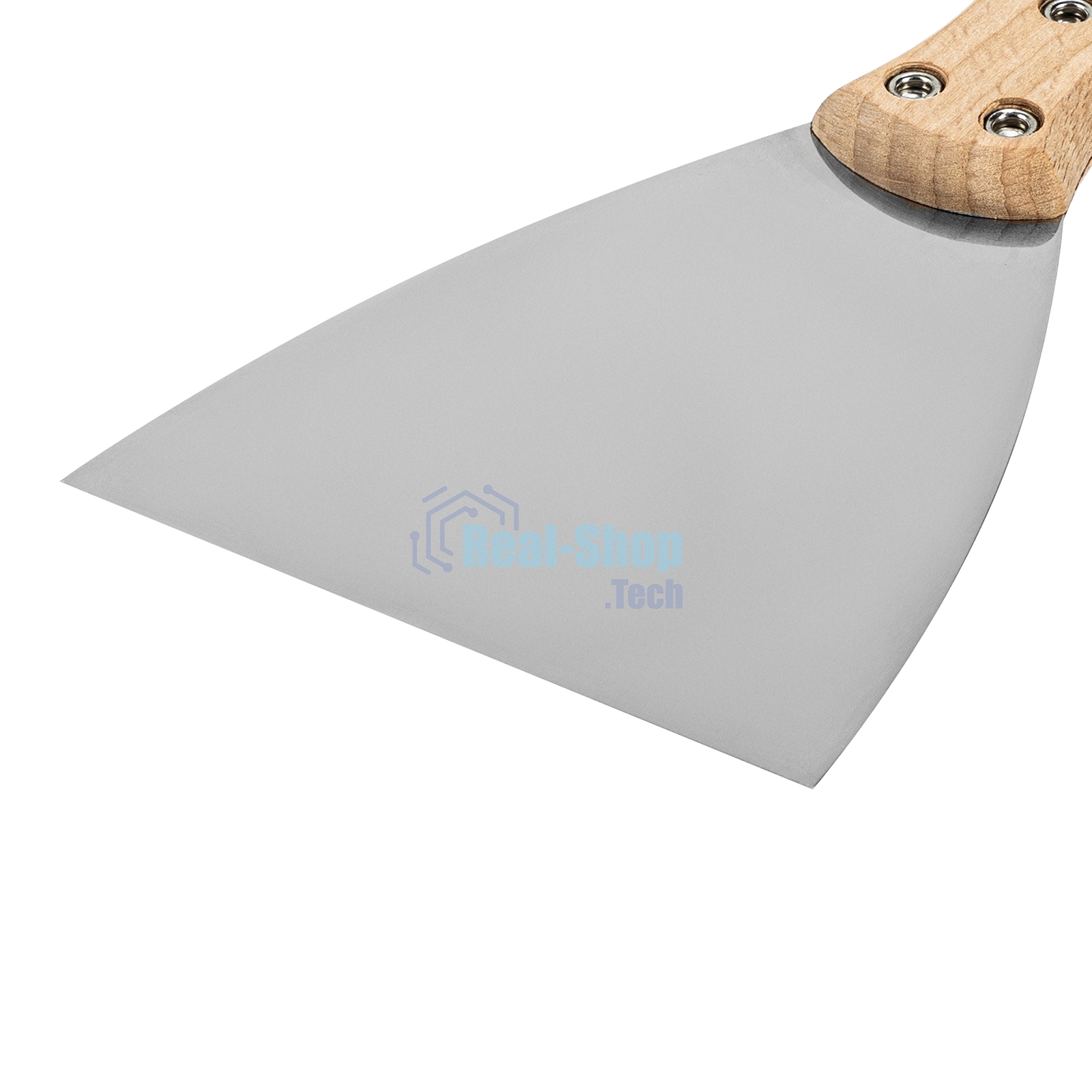 Шпательная лопатка Matrix из нержавеющей стали, 100 мм, буковая рукоятка, EFP