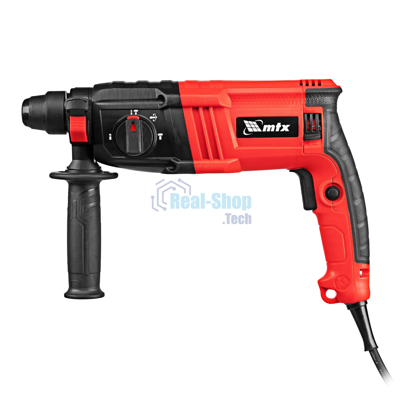 Перфоратор электрический MTX MRH-600-22, SDS-Plus, 600 Вт, 2,2 Дж, 3 плюс 1 реж.