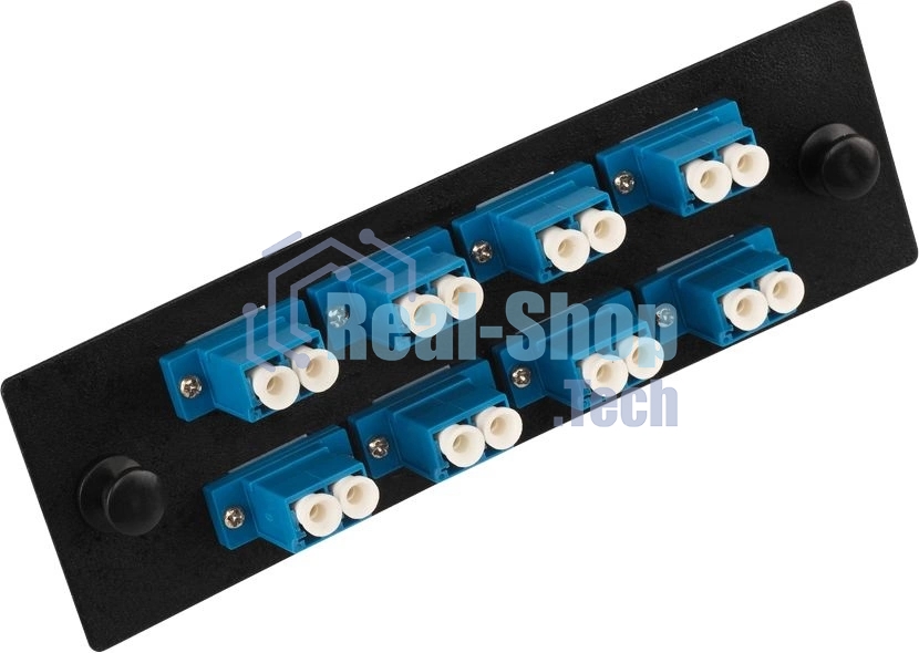 Адаптерная панель для кроссов LAN-FOBM с 8 симплексными адаптерами SC/OS2