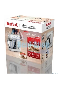 Кухонная машина Tefal Bake Partner QB520B38, серый/серебристый
